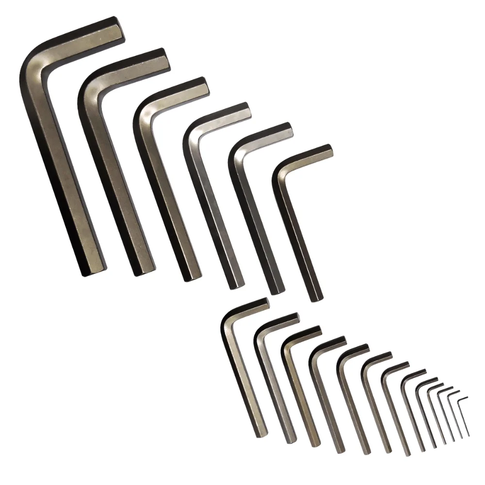 Jogo de Chave Allen 1,5 - 24mm com 19 Peças Curta - Gedore