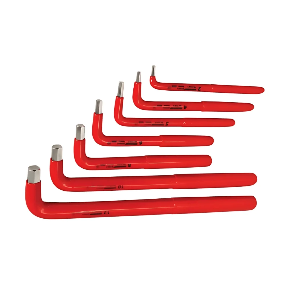 Jogo de Chave Allen 3 á 12mm com 7 Peças V42 VDE - Gedore