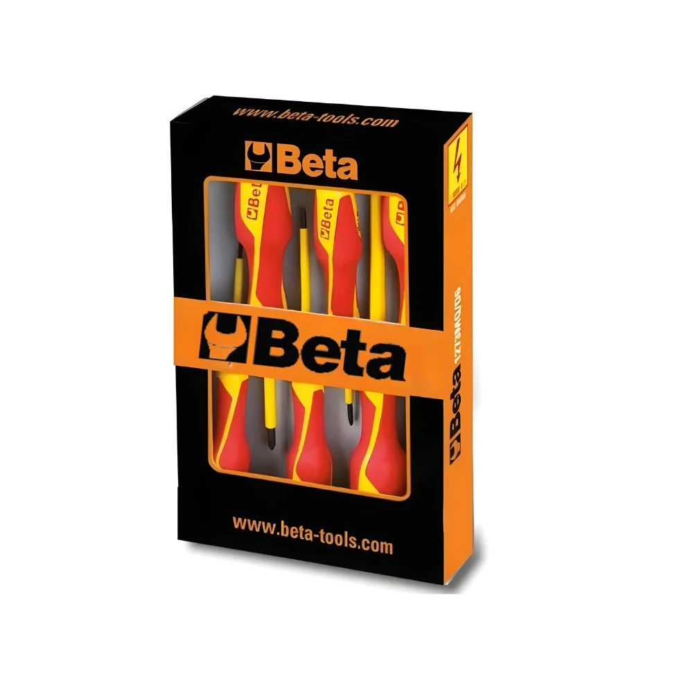 jogo de chave de fenda/phillips isolada 1000v 6 peças - Beta