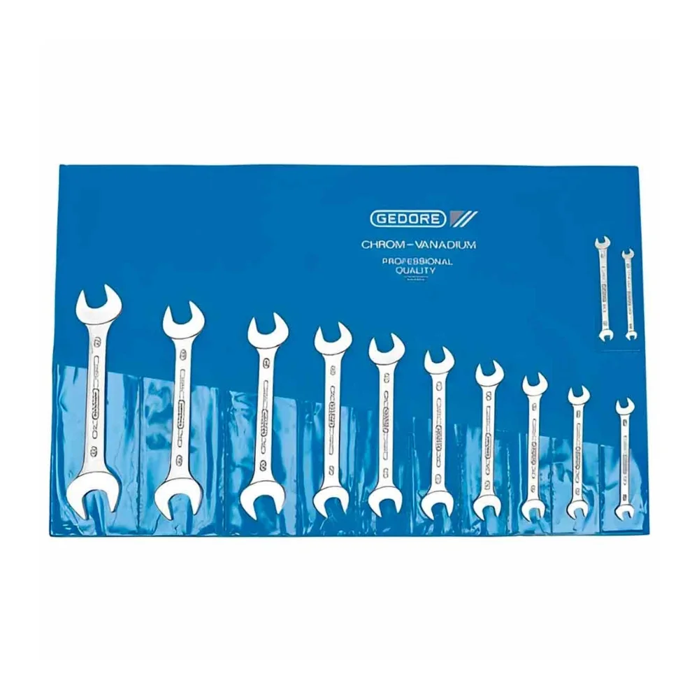 Jogo de Chave Fixa  1/4-2" com 12 Peças 004656 - Gedore