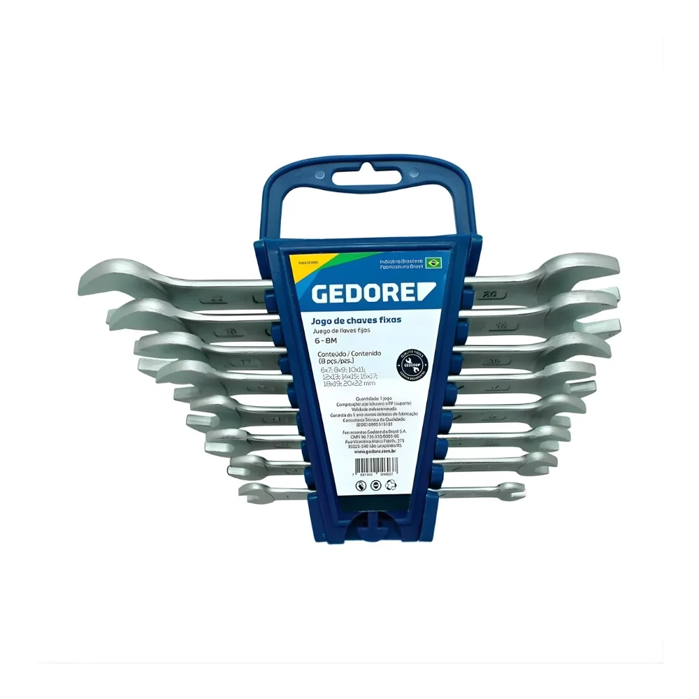 Jogo de Chave Fixa  1/4-2" com 12 Peças 004656 - Gedore