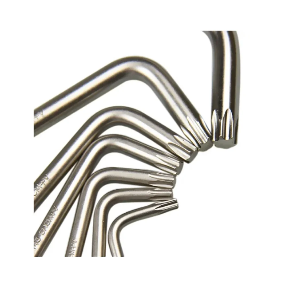 Jogo de Chave Torx L T10-T40 7 Peças Curta - Kingtony