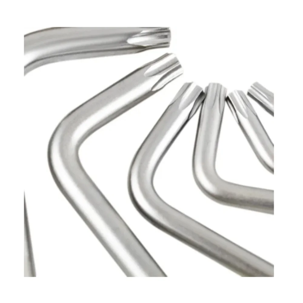 Jogo de Chave Torx L T10-T50 9 Peças Curta - Kingtony