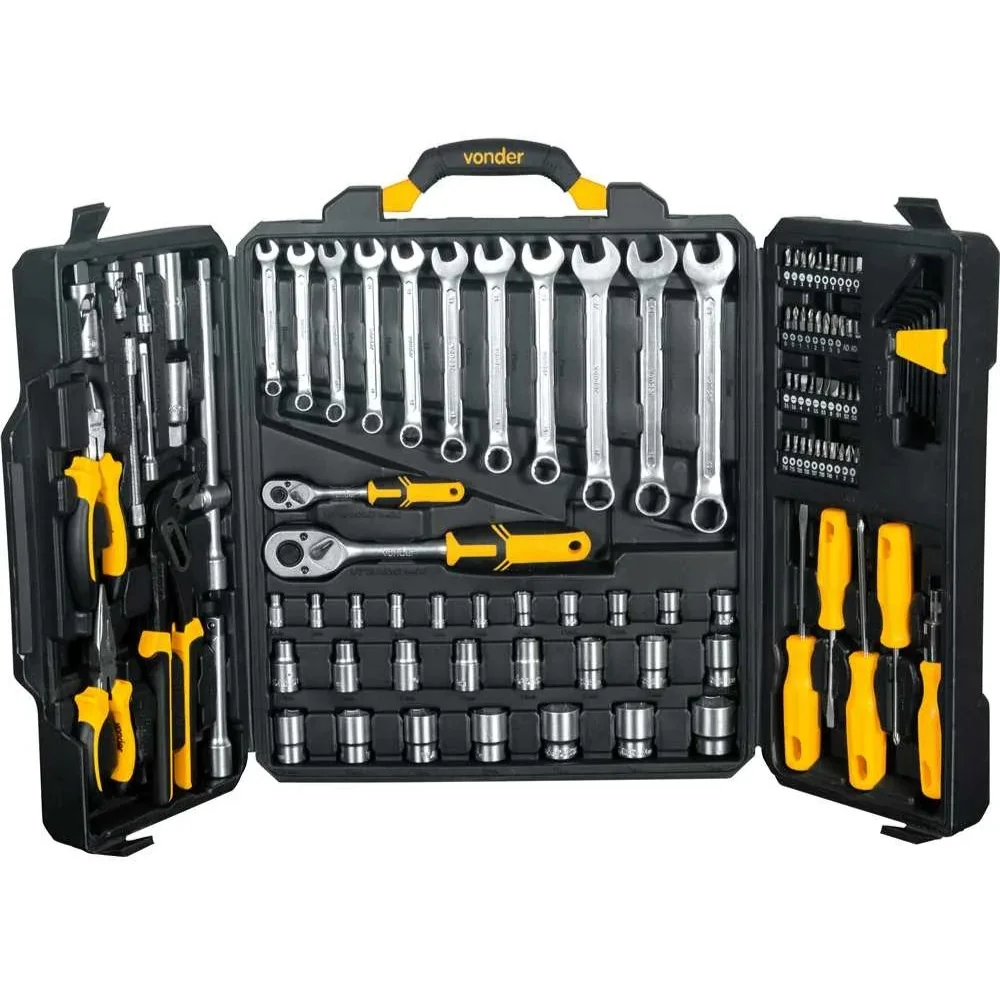 Jogo de Ferramentas Manuais de 110 Peças - Vonder