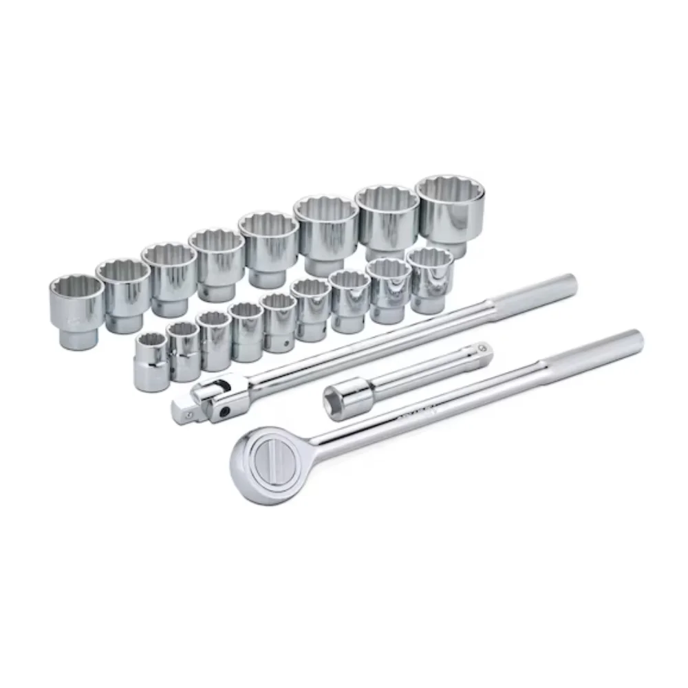 Jogo de Soquetes 7/8" à 2.3/8" Encaixe 3/4" 21 Peças Stanley