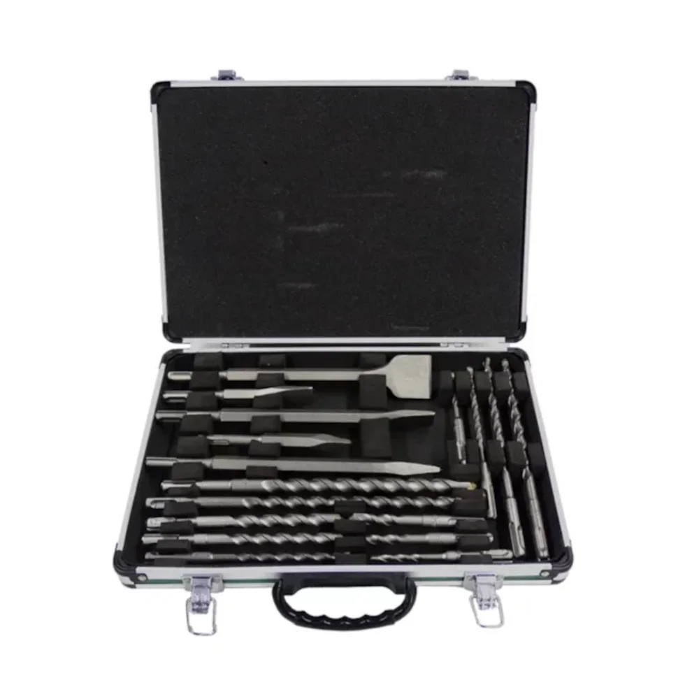 Jogo de Talhadeiras Ponteiros e Broca com Maleta 18 Peças - HT
