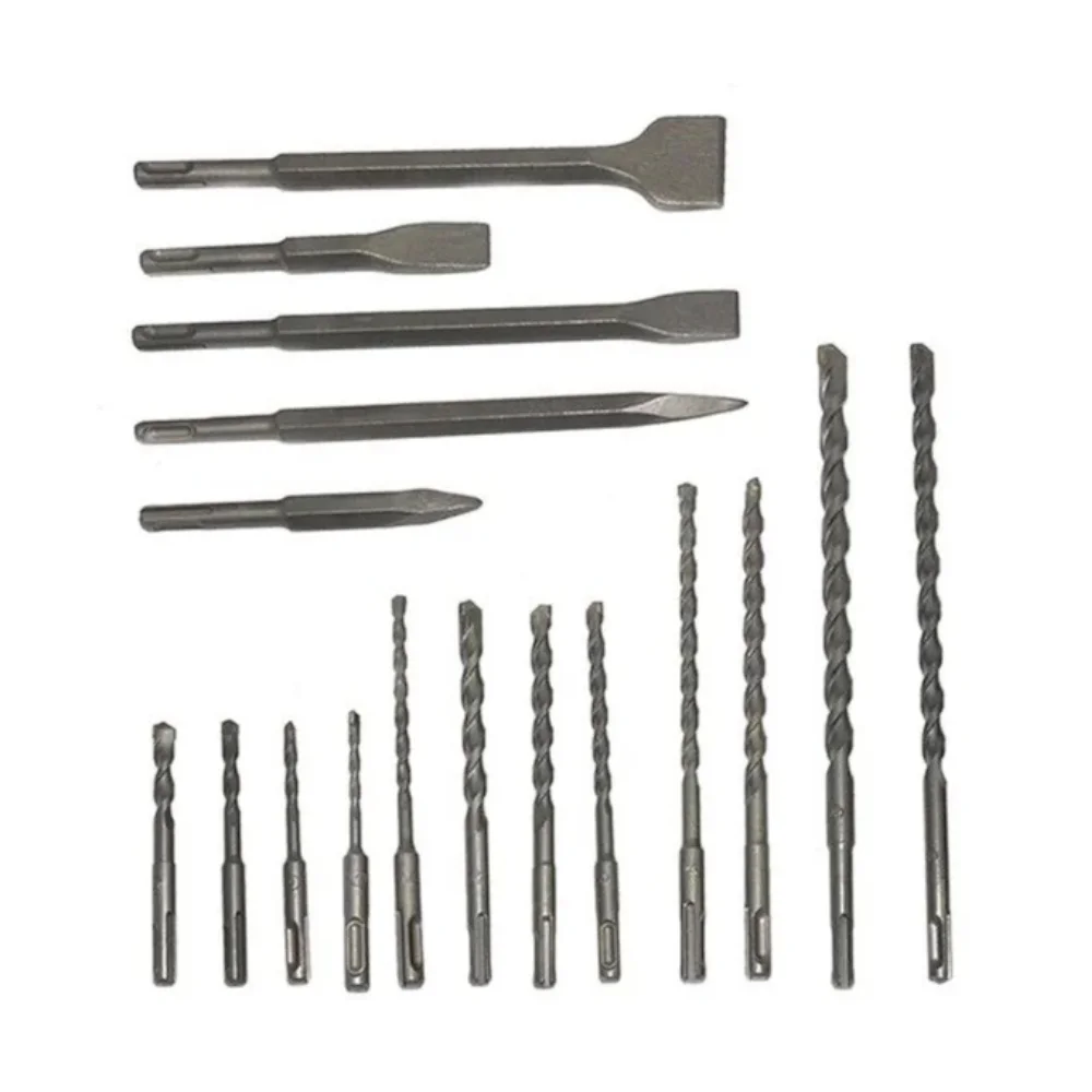 Jogo de Talhadeiras Ponteiros e Broca com Maleta 18 Peças - HT