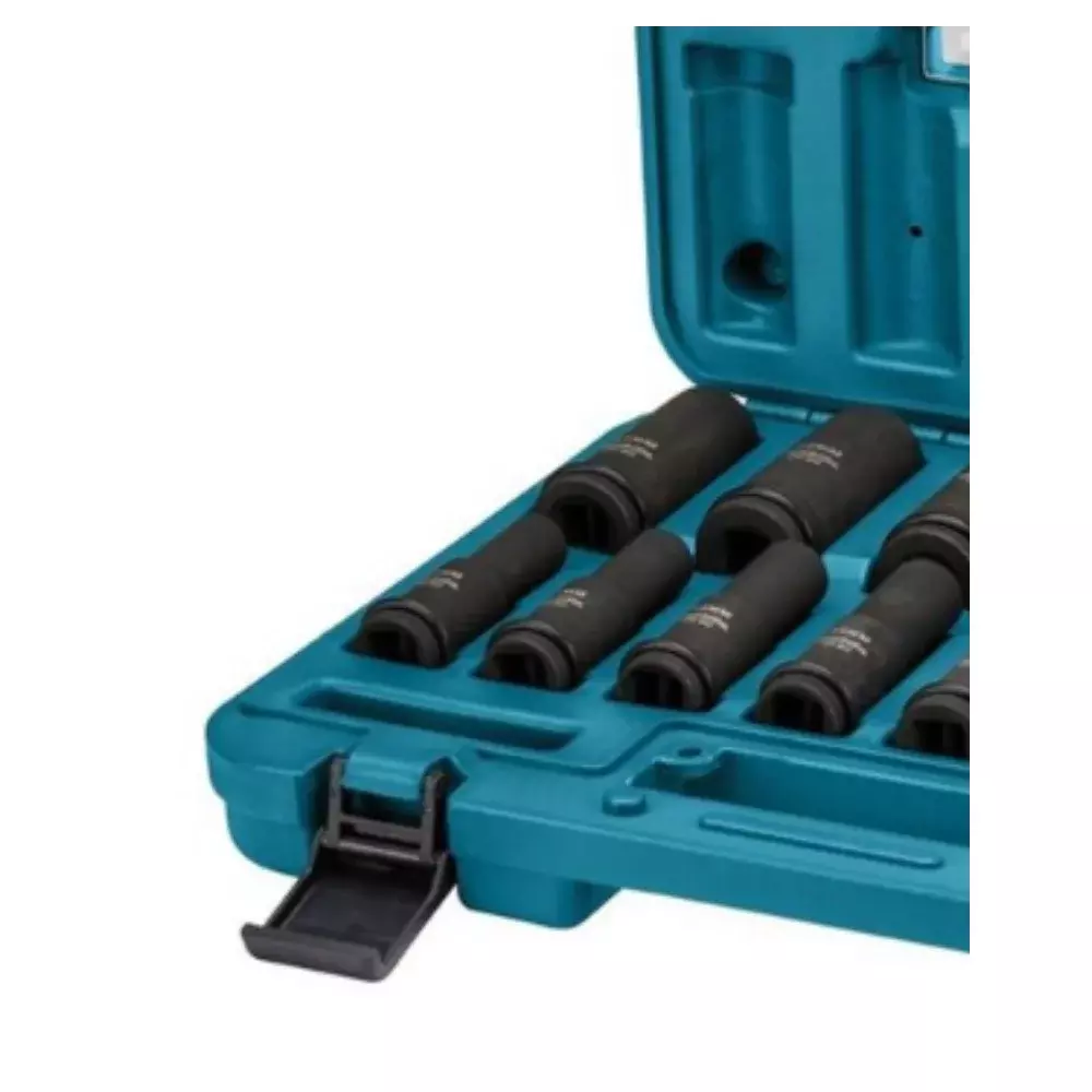 Jogo Soquete de Impacto 10 a 32mm Sext Enc 1/2" Longo 14PC - Makita