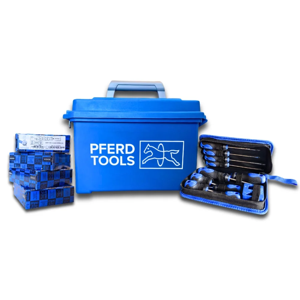 Kit Block5 100 Discos Pferd + Jogo de Chaves com 11 peças - Pferd