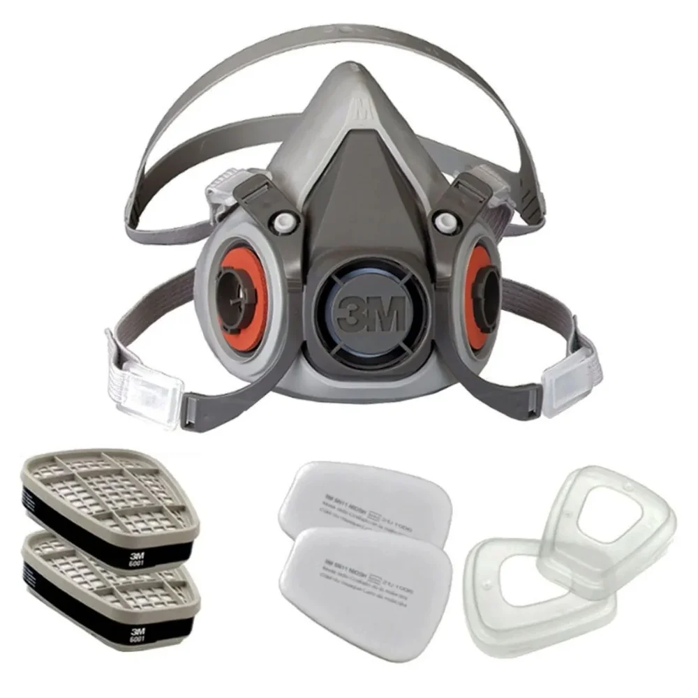 Kit de Máscara 1/2 Facial 6200 com Filtro - 3M