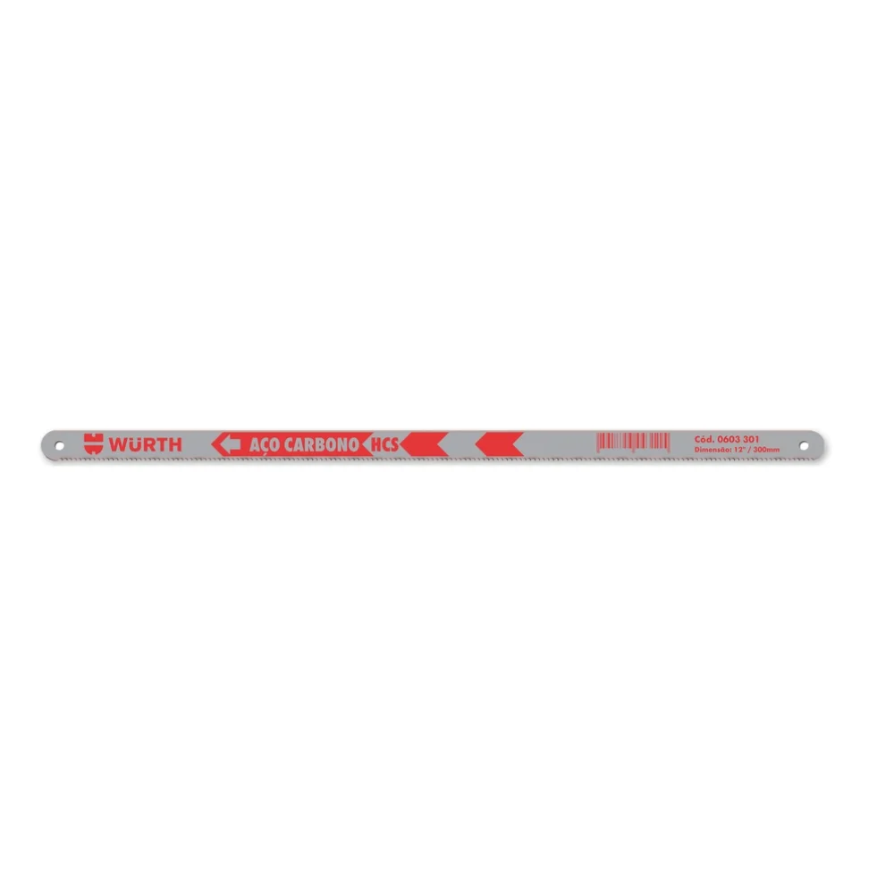 Lâmina de Serra Manual 12" com 24 Dentes HCS - Wurth
