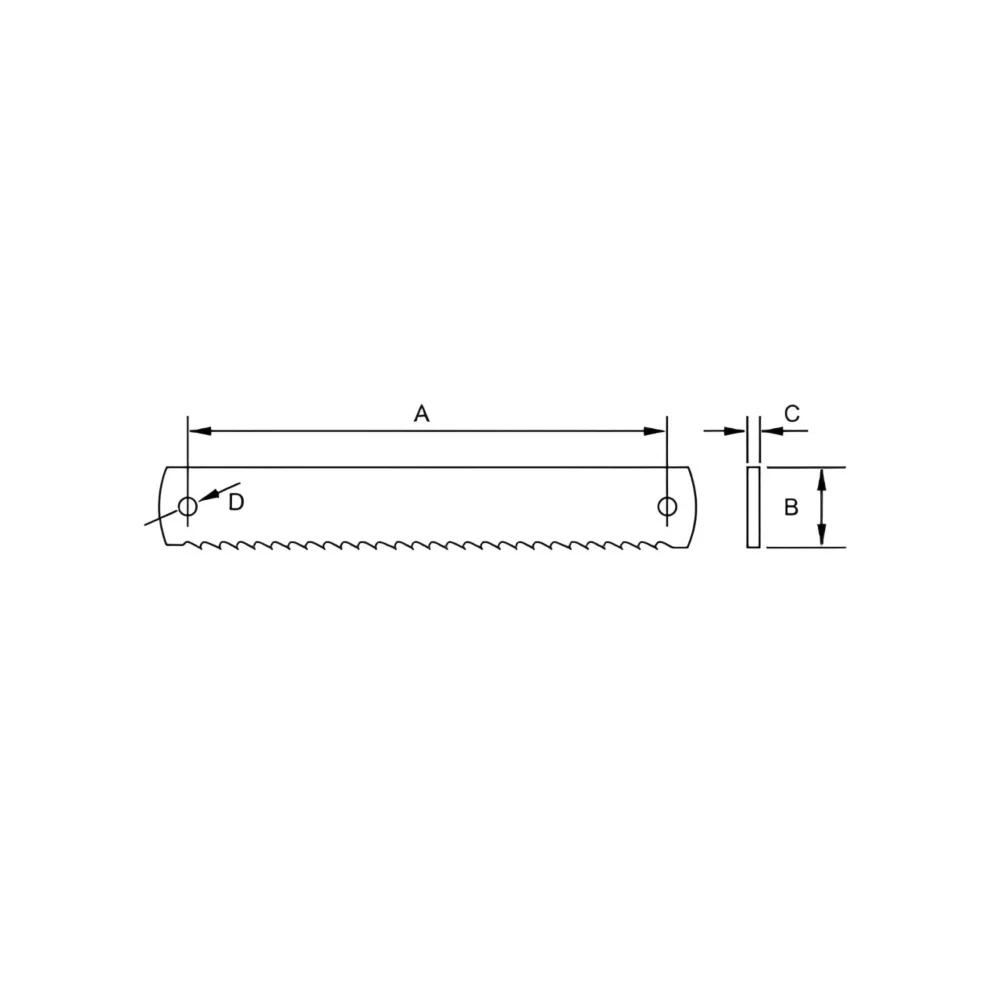 Lâmina de Serra Máquina Aço Rápido - RS-2104-8 Starrett