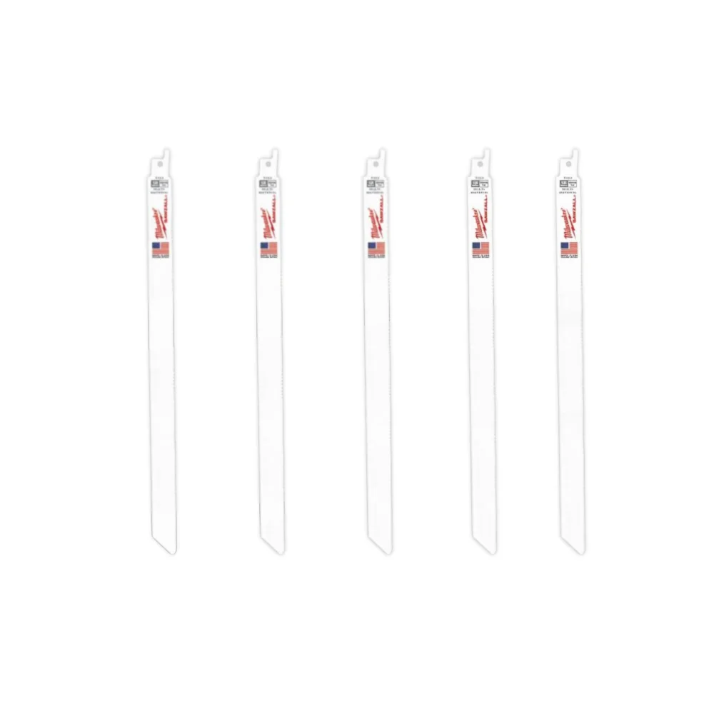 Lâmina de Serra Sabre 12" 5 Pçs - Milwaukee