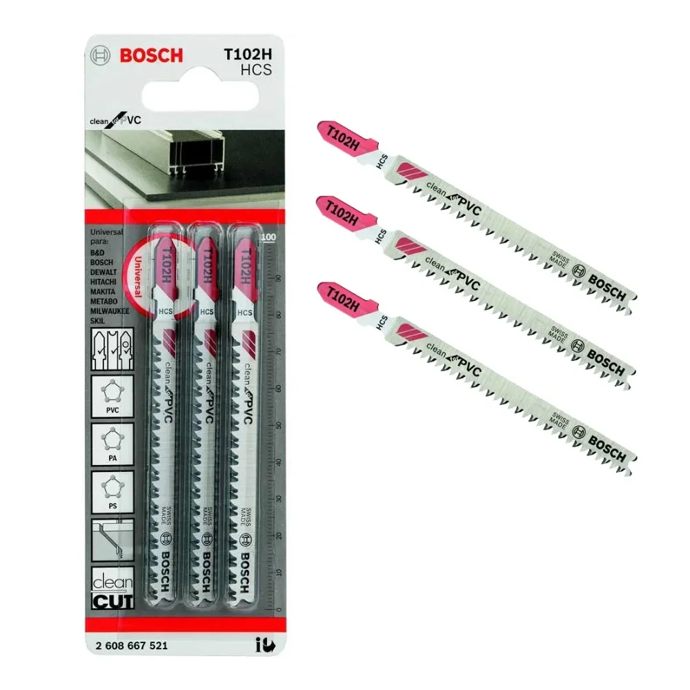 Lâmina de Serra Tico-Tico Bimetal 74 mm T102-H - Bosch