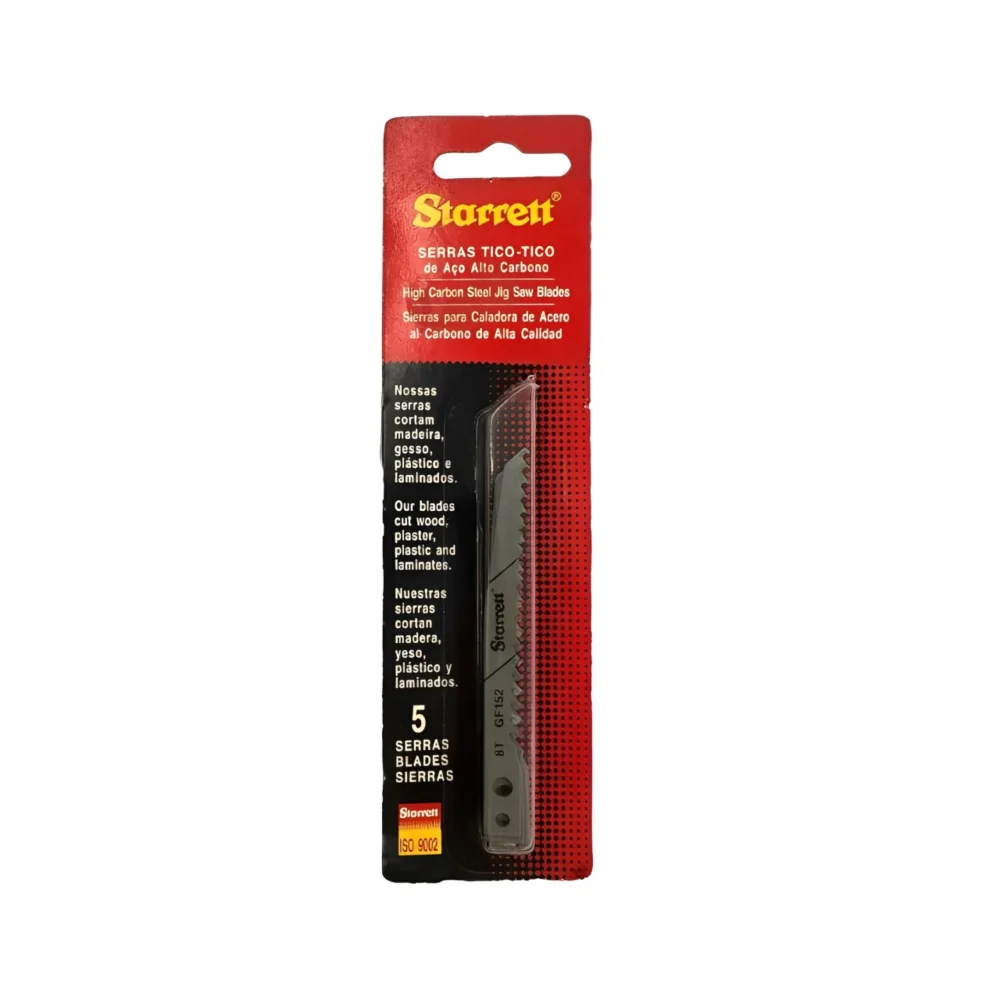 Lâmina de Serra Tico-Tico 8 Dentes Bimetal KGF152P Starrett