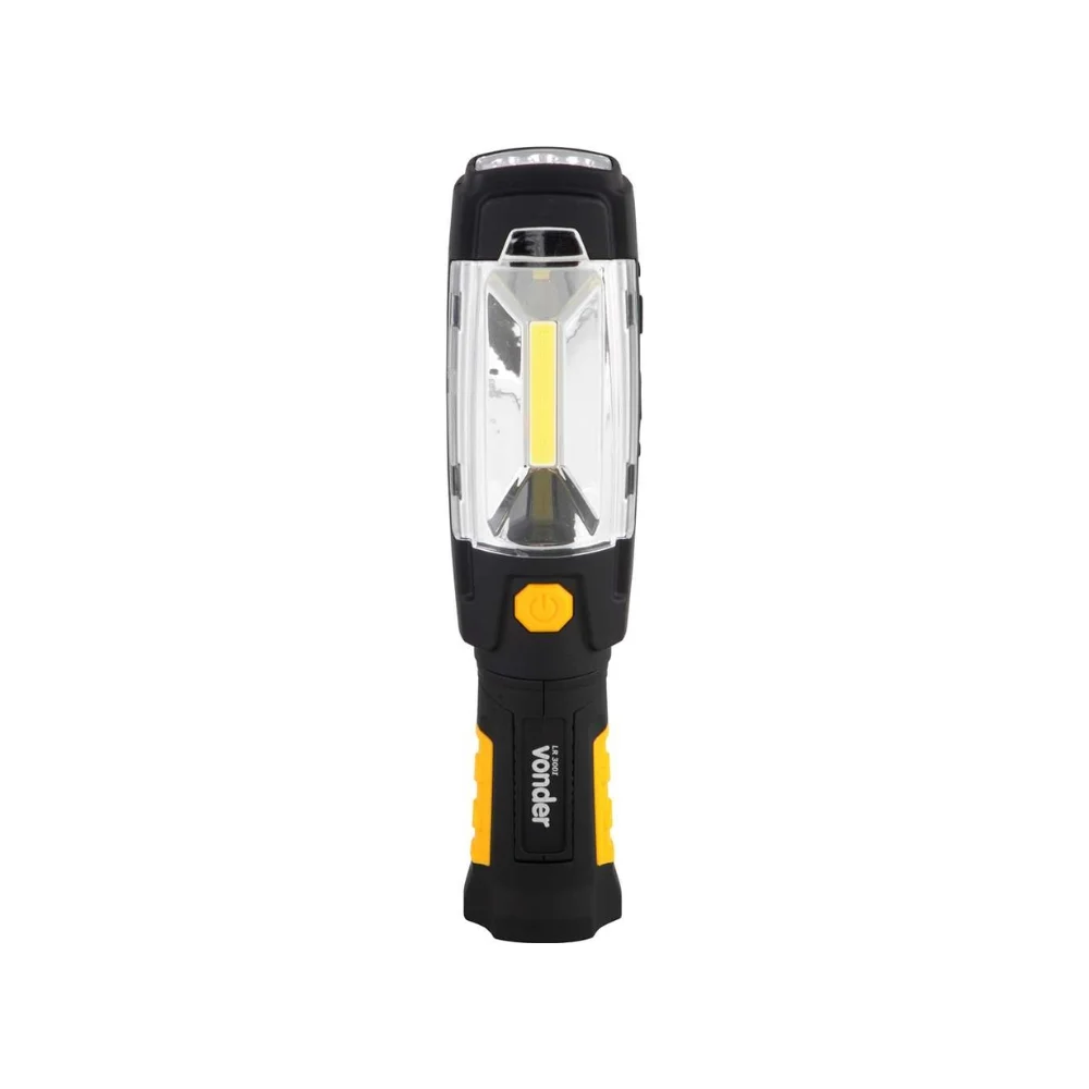 Lanterna Recarregável 3W com 6 Leds COB 300l - Vonder