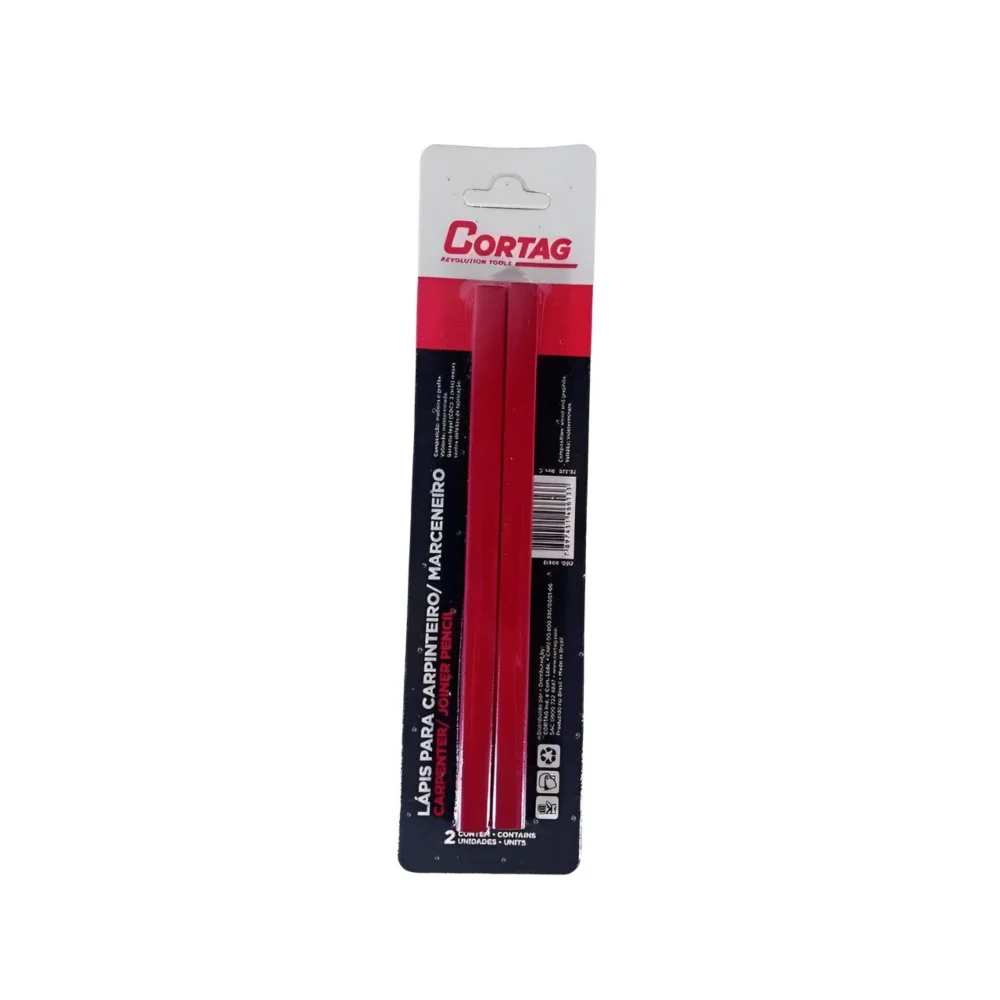 Lápis de Carpinteiro 2 Peças - Cortag