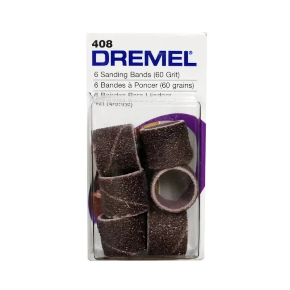 Lixa Tubo 1/2" 408 Grão 60 com 6 peças - Dremel