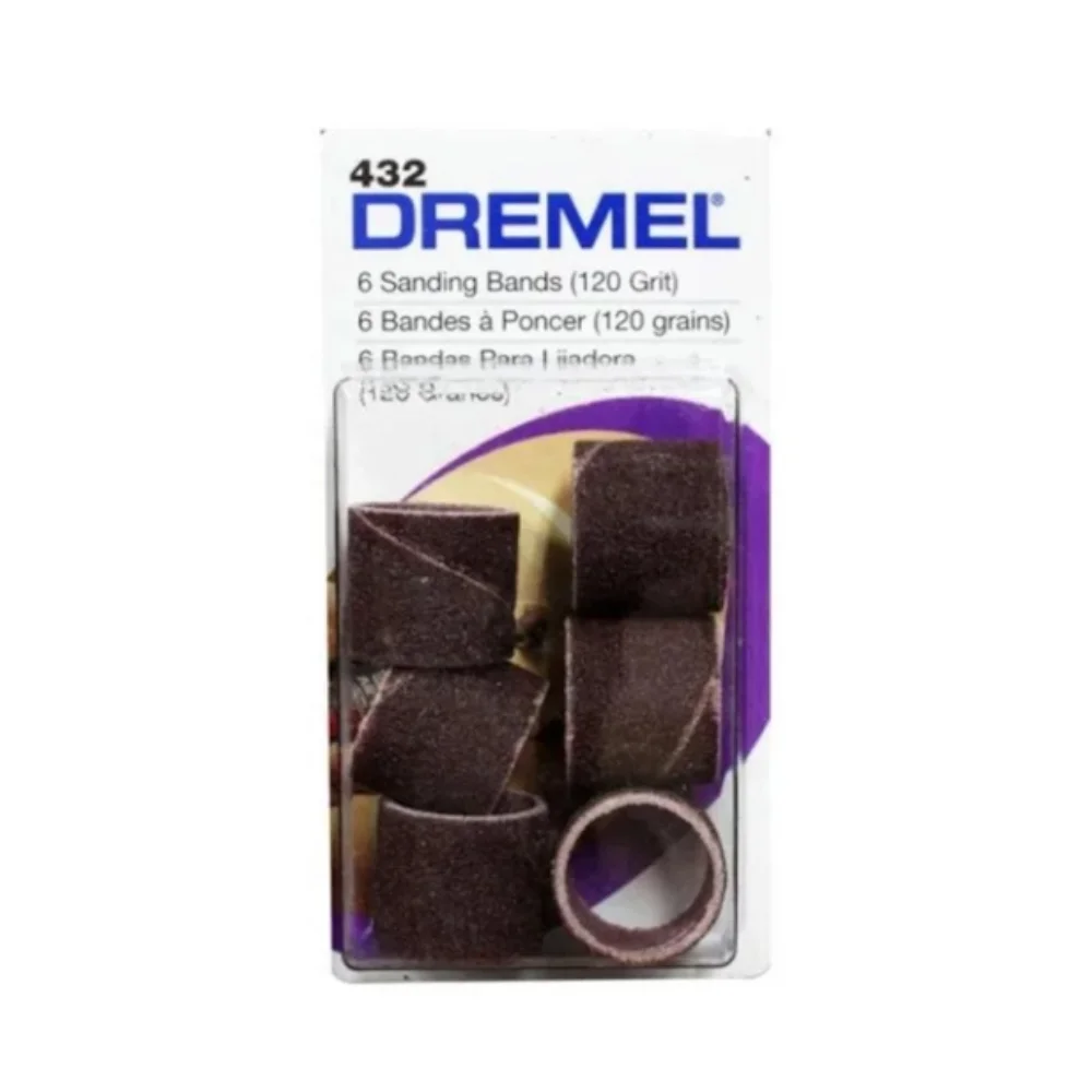 Lixa Tubo 1/2" 432 Grão 120 com 6 peças - Dremel