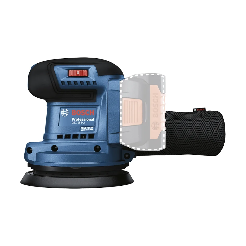 Lixadeira Roto Orbital GEX 185-LI sem Bateria - Bosch