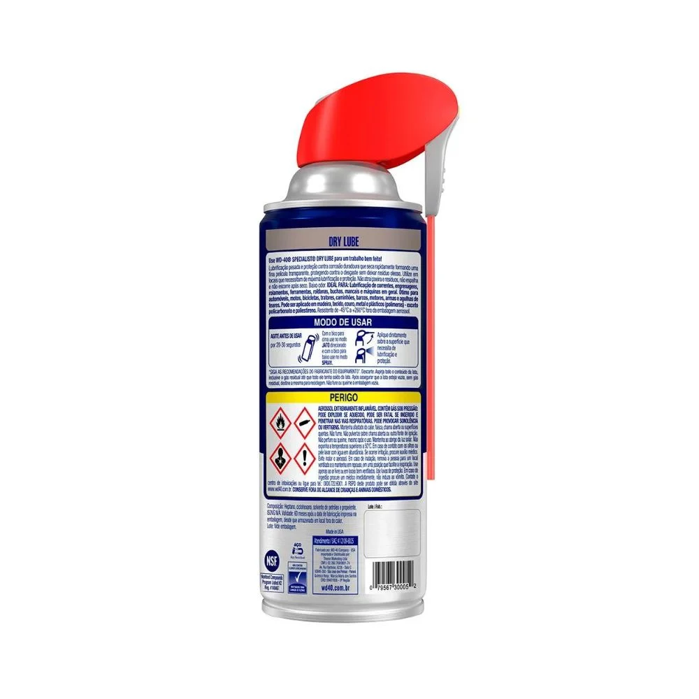 Lubrificante Seco DRYlube 400 ml - WD40