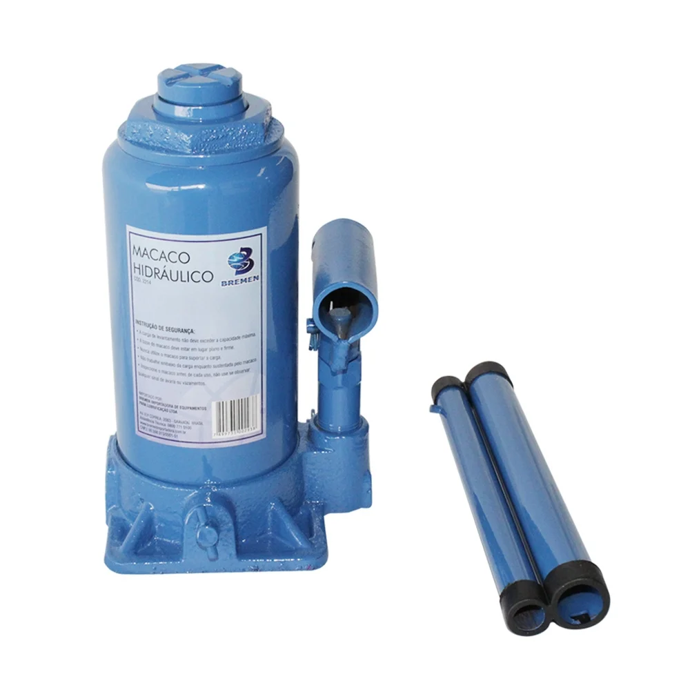 Macaco Hidráulico Tipo Garrafa de 10 Toneladas - Bremen