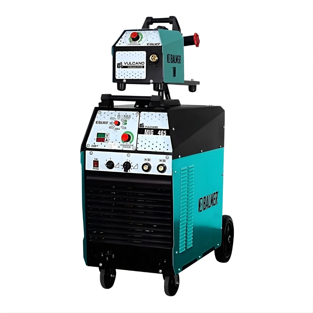 Maq de Solda MIG/MAG Vulcano 465 + CAB. EXT Trif 220/380V S/Cabo - Balmer