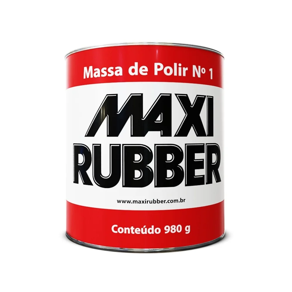 Massa para Polimento Cinza 980 Gramas - Maxirubber