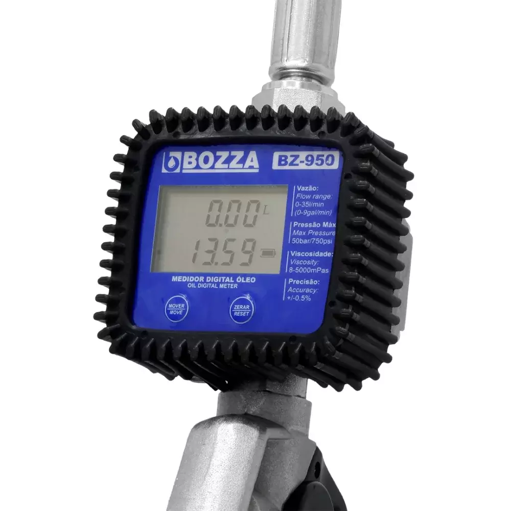 Medidor Digital Para Óleo 1/2" Bz-950 - Bozza