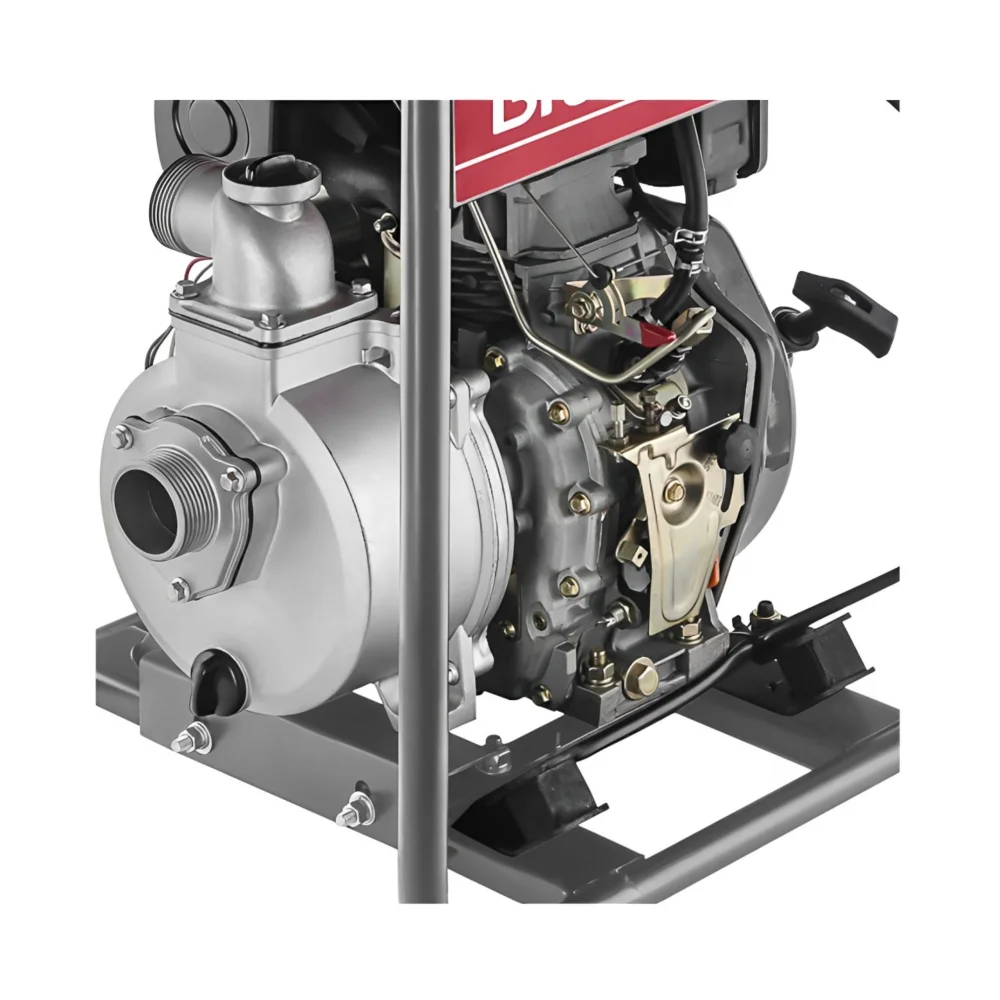 Motobomba à Diesel Centrífuga 5CV Partida Elétrica BD710E - Branco