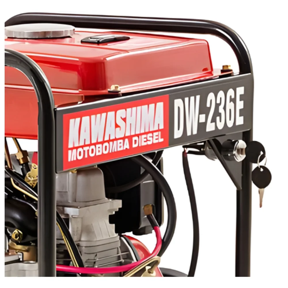 Motobomba á Diesel DW236-E 4,2HP 2" Partida Elétrica - Kawashima