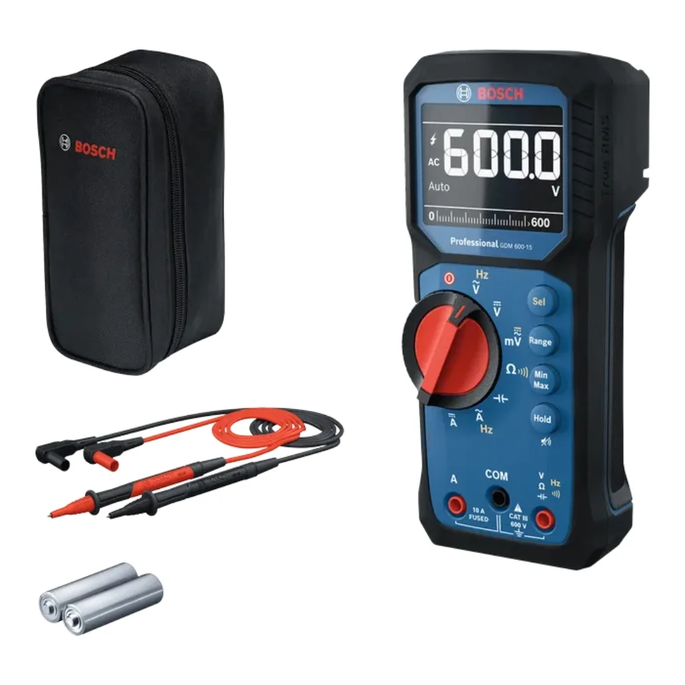 Mulímetro Digital 600V CAT III GDM 600-15 - Bosch