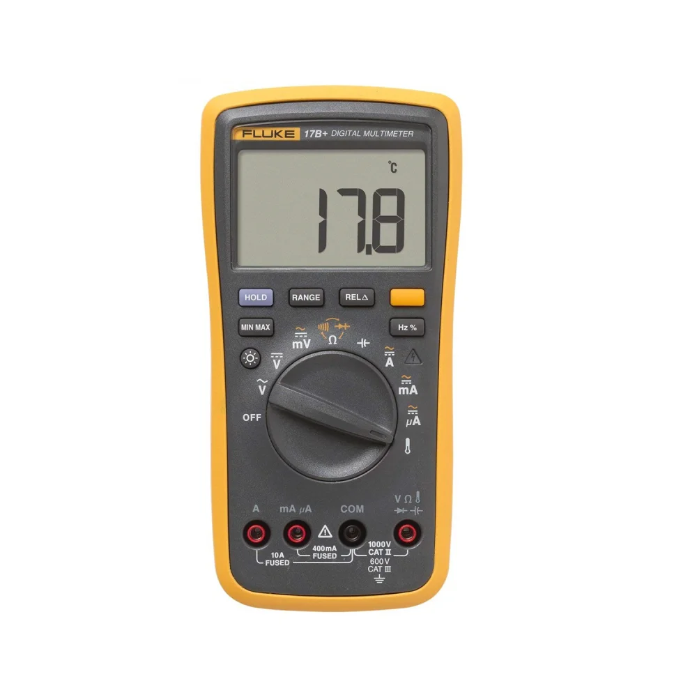 Multímetro Digital 600V CAT III 17B+ - Fluke