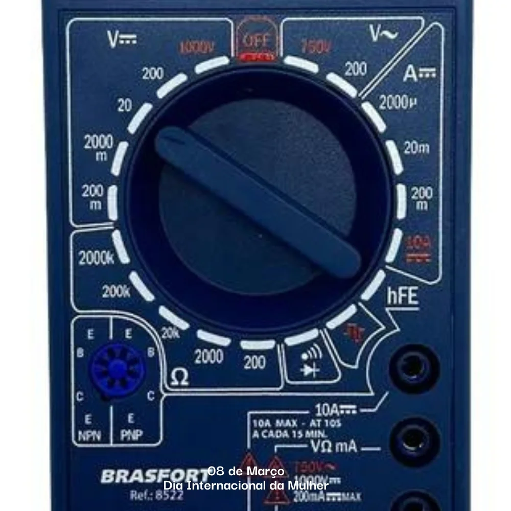 Multimetro Digital 8552 - Brasfort