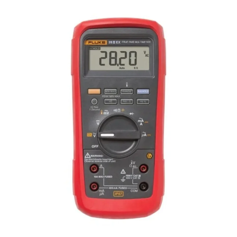 Multímetro Digital Intrisicamente Seguro 28-II Ex/Br CAT III - Fluke