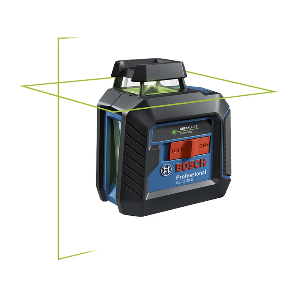 Nivel a Laser com 2 Linhas Verdes GLL2-20G - Bosch