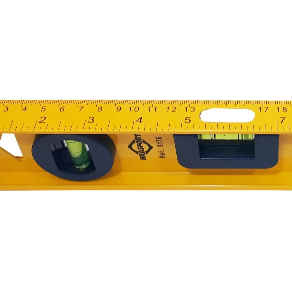 Nível de Alumínio com Base Magnética 12" - Brasfort