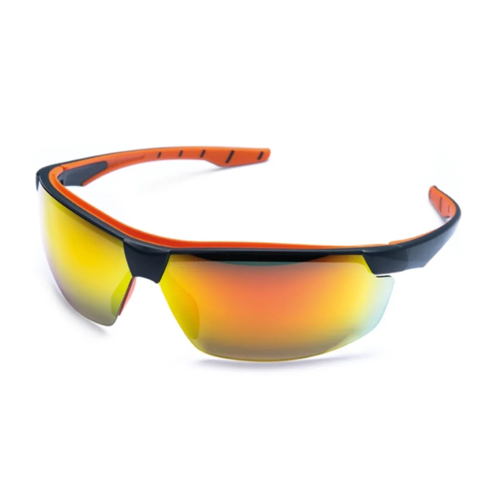 Óculos de Segurança Neon Vermelho Espelhado - Steelflex