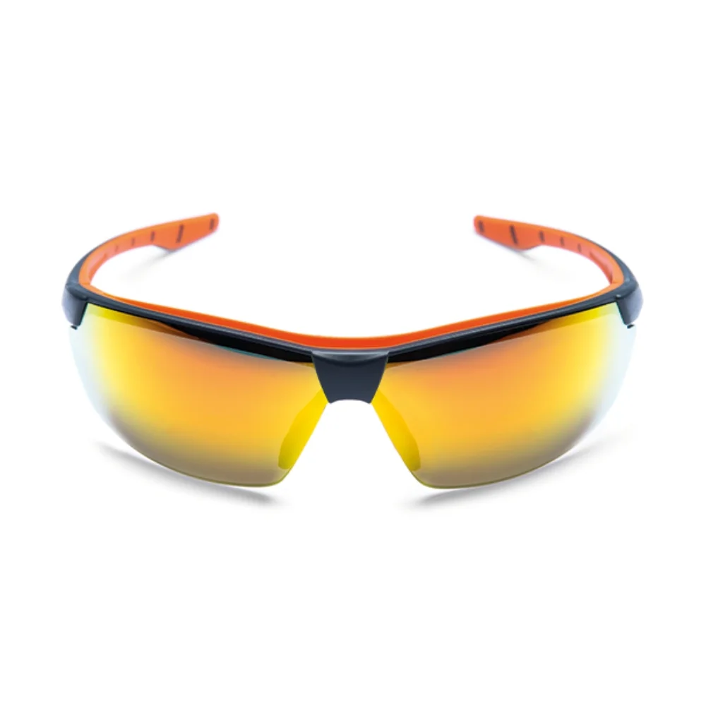 Óculos de Segurança Neon Vermelho Espelhado - Steelflex