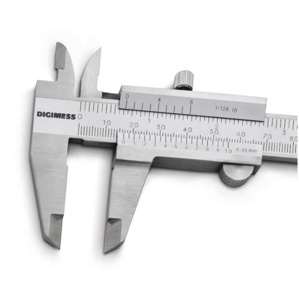 Páquimetro 150mm (6") 100.001A em Aço Inox - Digimess
