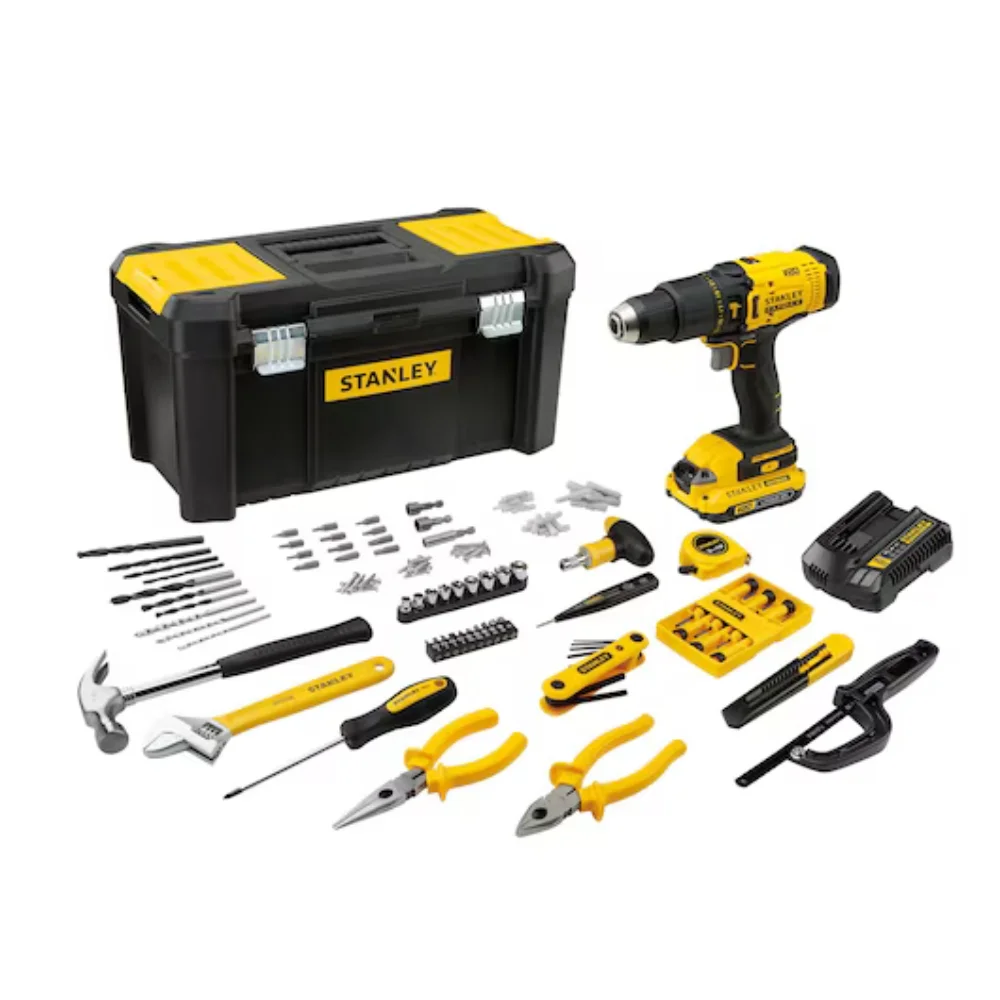 Parafusadeira à bateria 20V SCD711C1H-BR com 119 acessórios 1Bat - Stanley