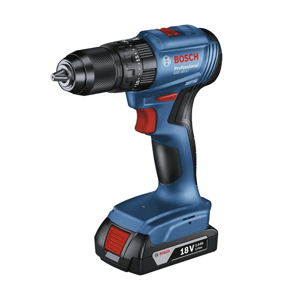 Parafusadeira de Impacto à Bateria 18V GSB 185-LI c/2 Bat - Bosch