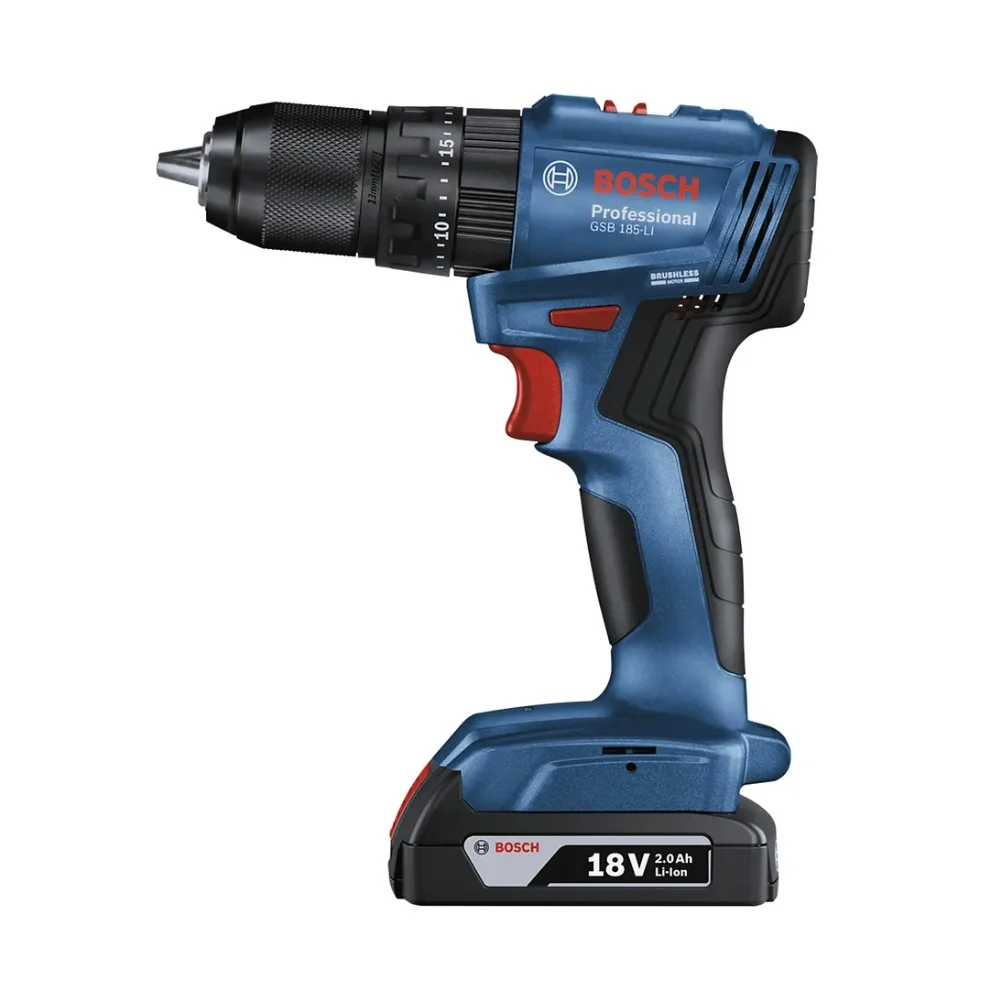Parafusadeira de Impacto à Bateria 18V GSB 185-LI c/2 Bat - Bosch