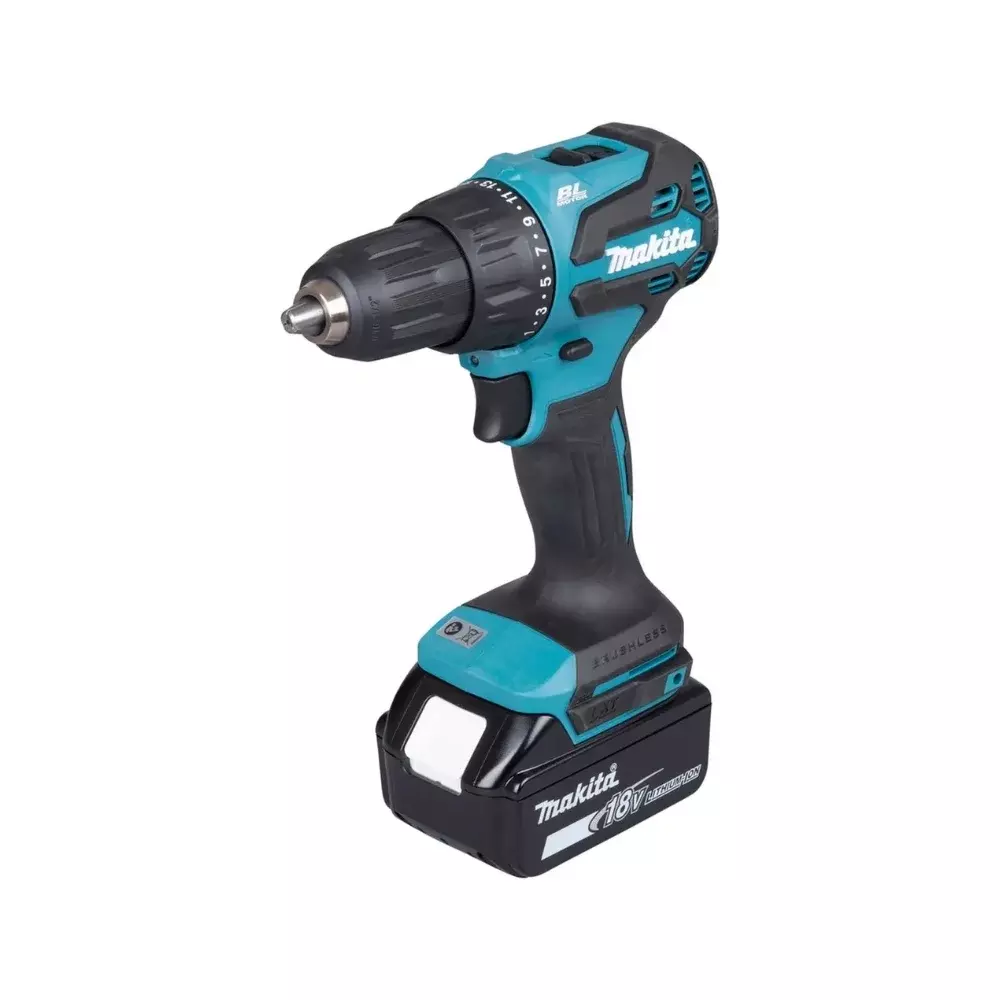 Parafusadeira DHP490Z e Aspirador de Pó DCL180Z 2Bat - Makita