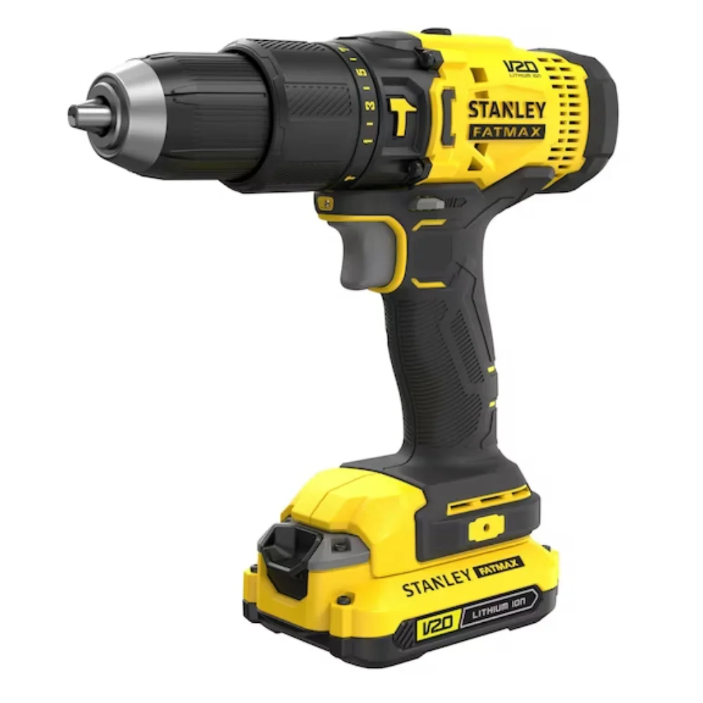 Parafusadeira Furadeira à bateria 20V SCD711D2K 2 Baterias - Stanley