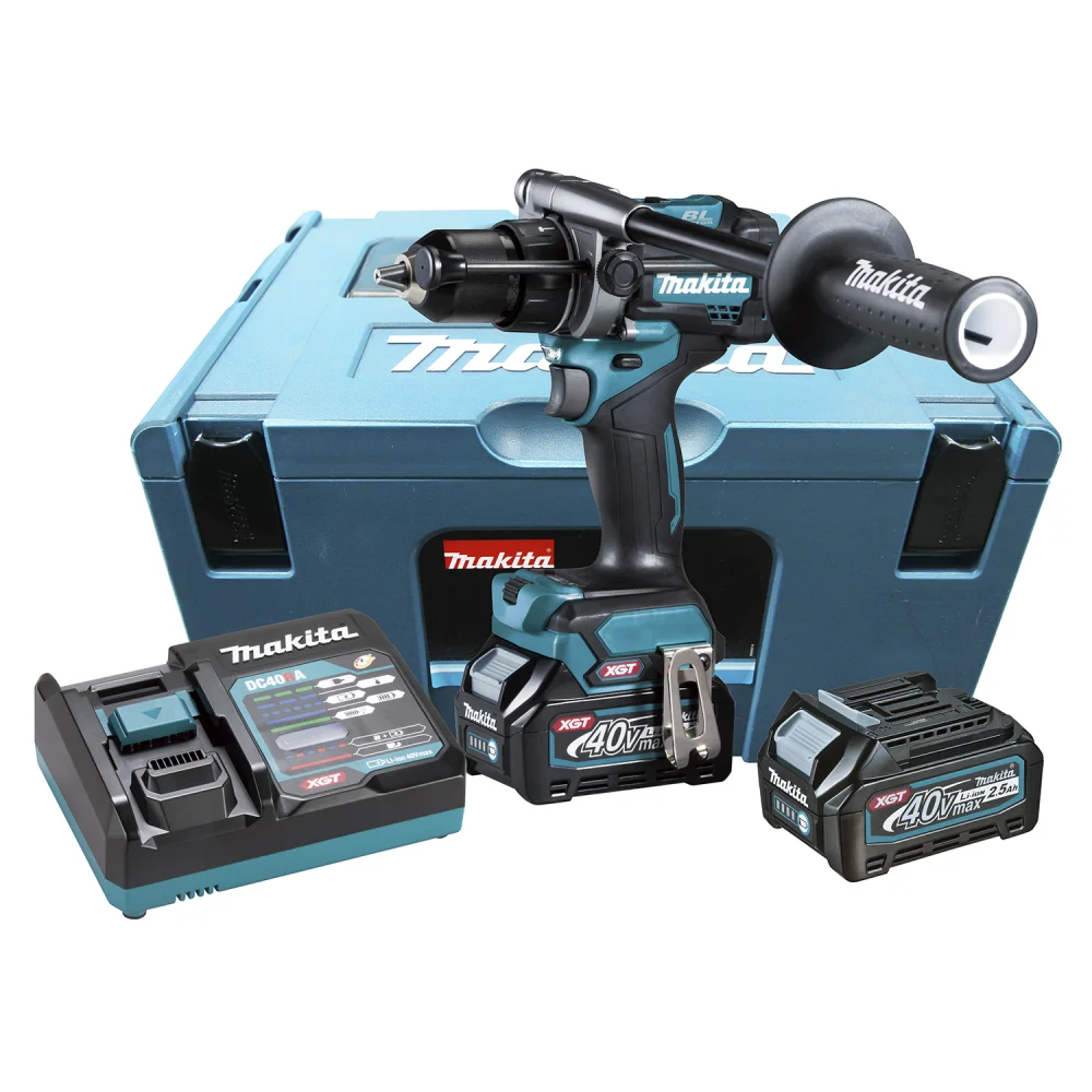 Parafusadeira Furadeira à bateria 40V HP001GD201 2 Baterias - Makita