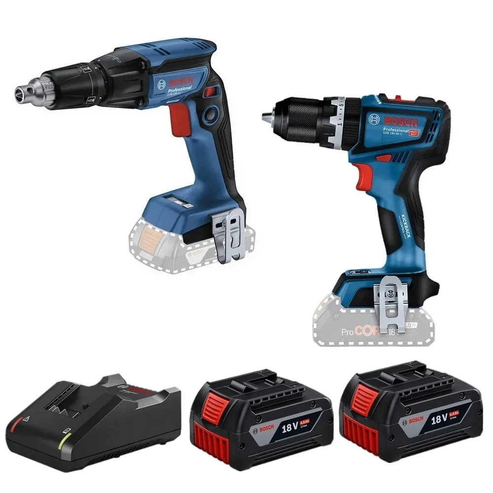 Parafusadeira GSB e Parafusadeira GTB 2 Bat 18V 4Ah - Bosch