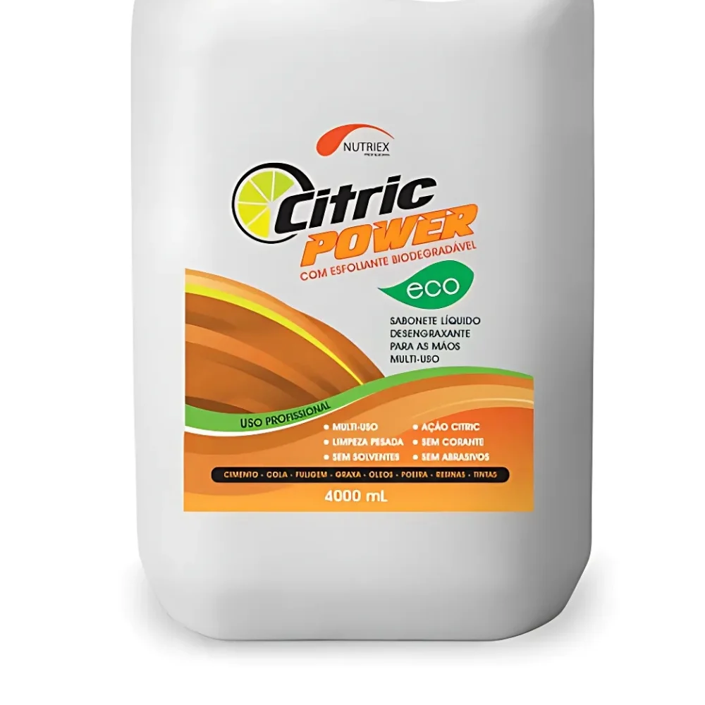 Pasta para Limpeza de mãos Desengraxante Citrus 4 Litros - Nutriex