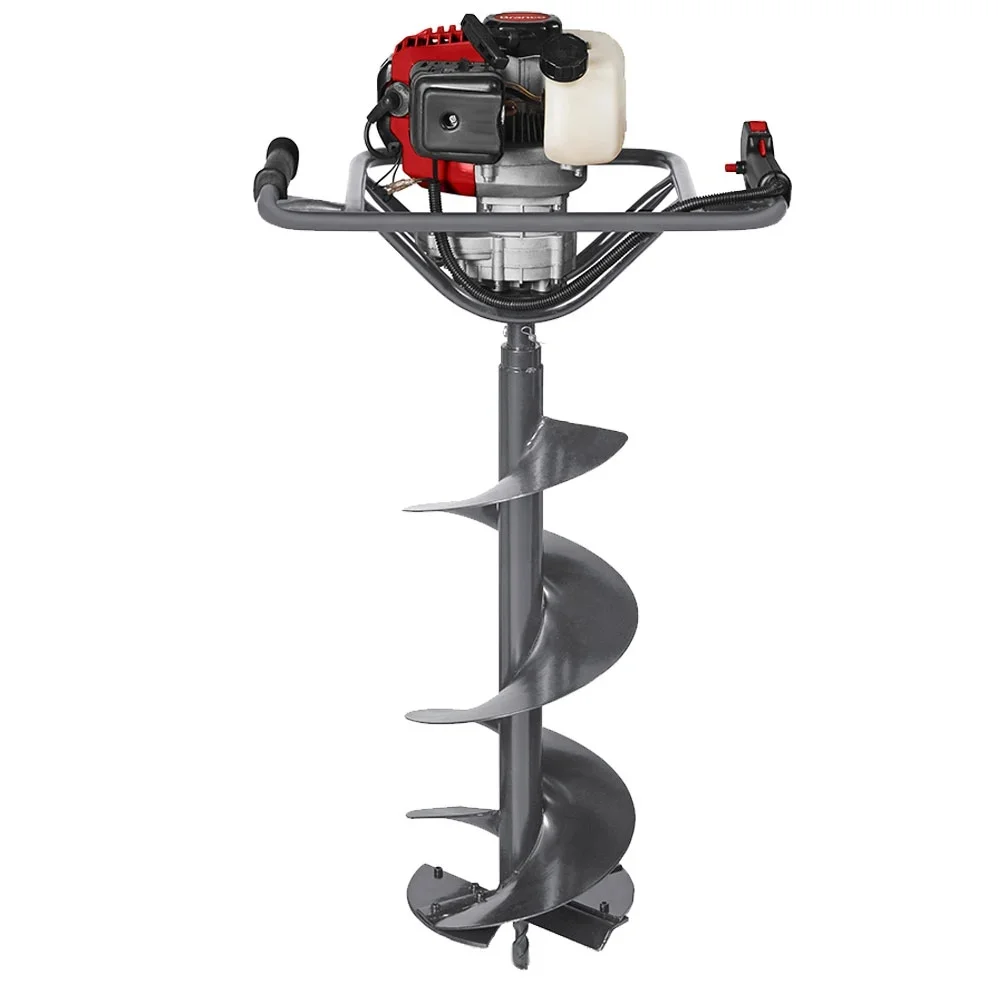 Perfurador de Solo á Gasolina BPS52 1 Operador 51,7cc com Broca 20cm - Branco