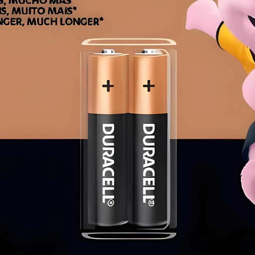 Pilha Palito Alcalina com 2 Peças AAA - Duracell